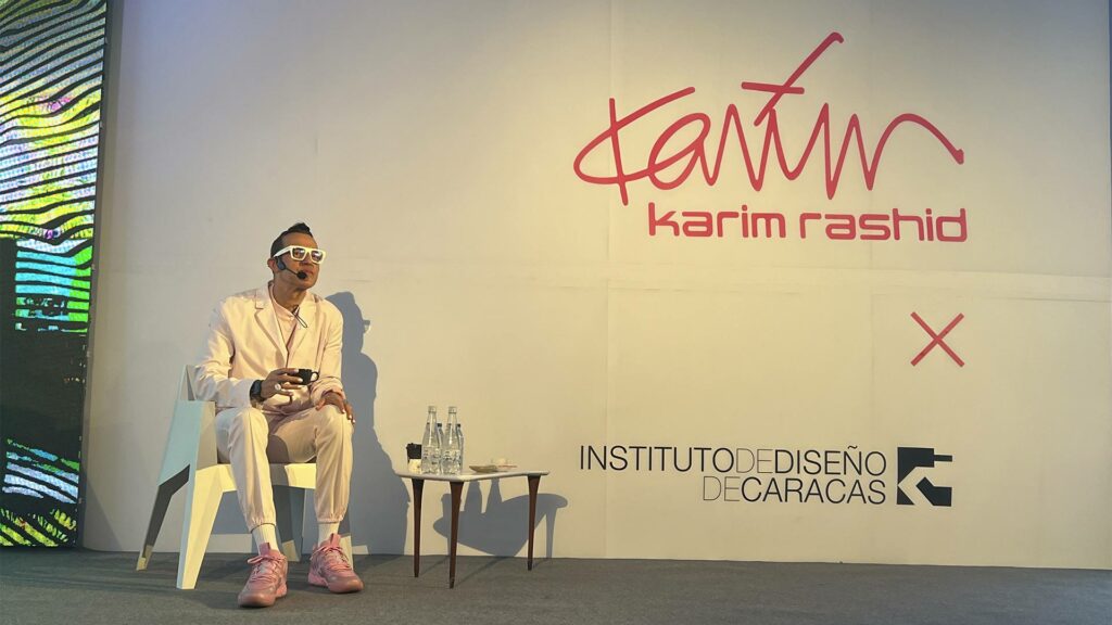 El visionario del diseño Karim Rashid se presenta en Venezuela