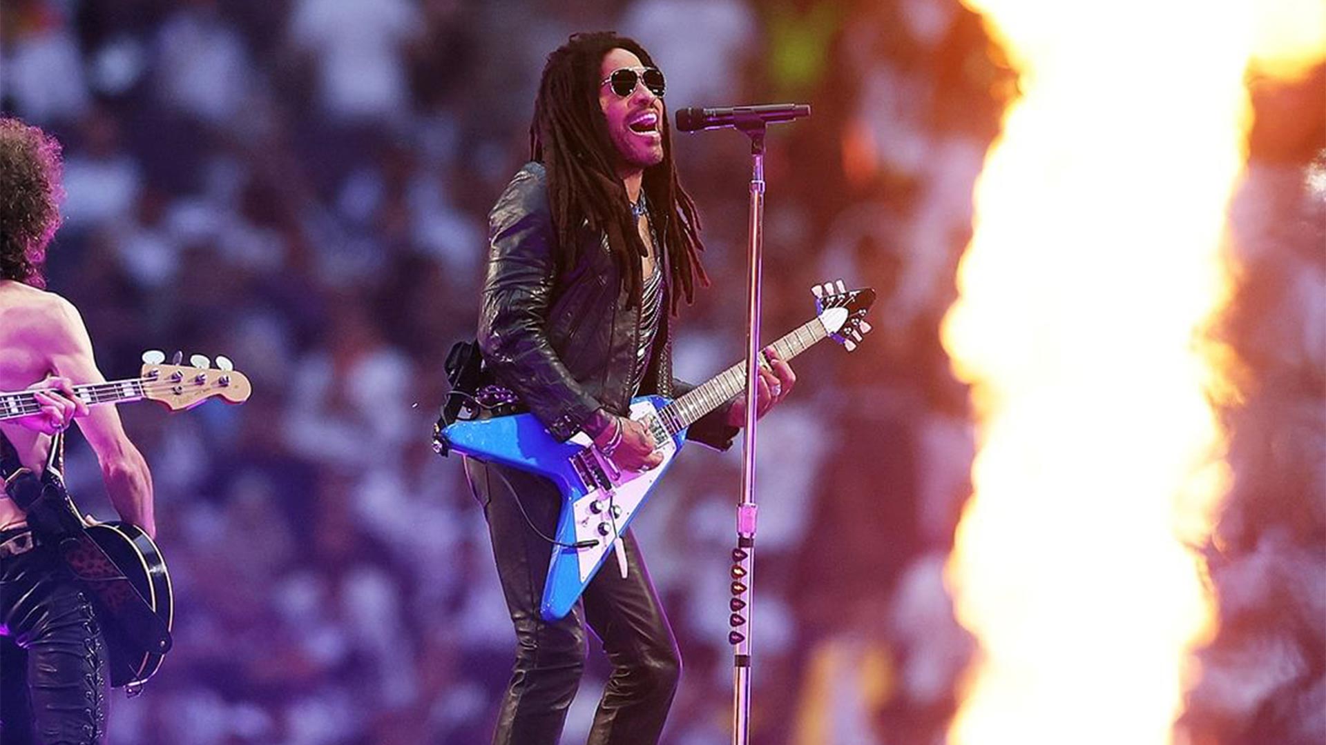 Lenny Kravitz cantó en final de la UEFA Champions League 2024