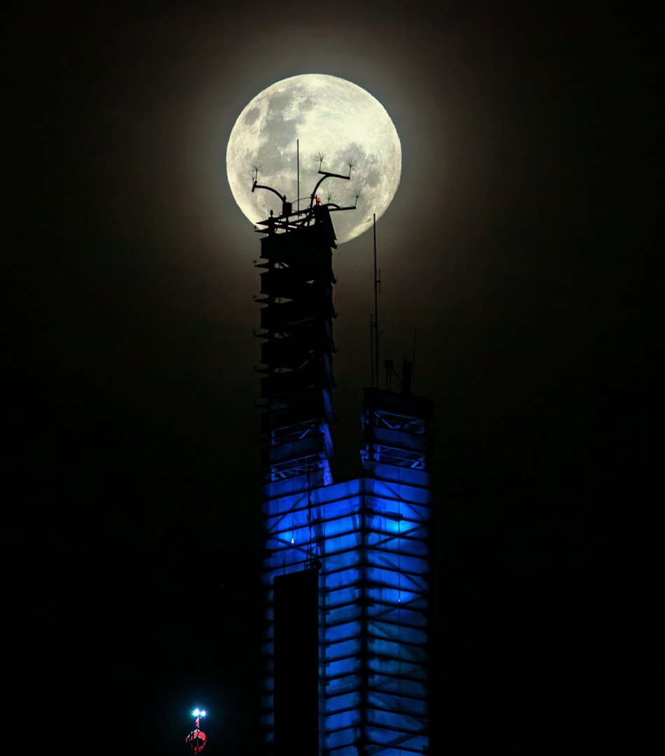 Así se vio la Superluna Azul de Esturión en todo el mundo