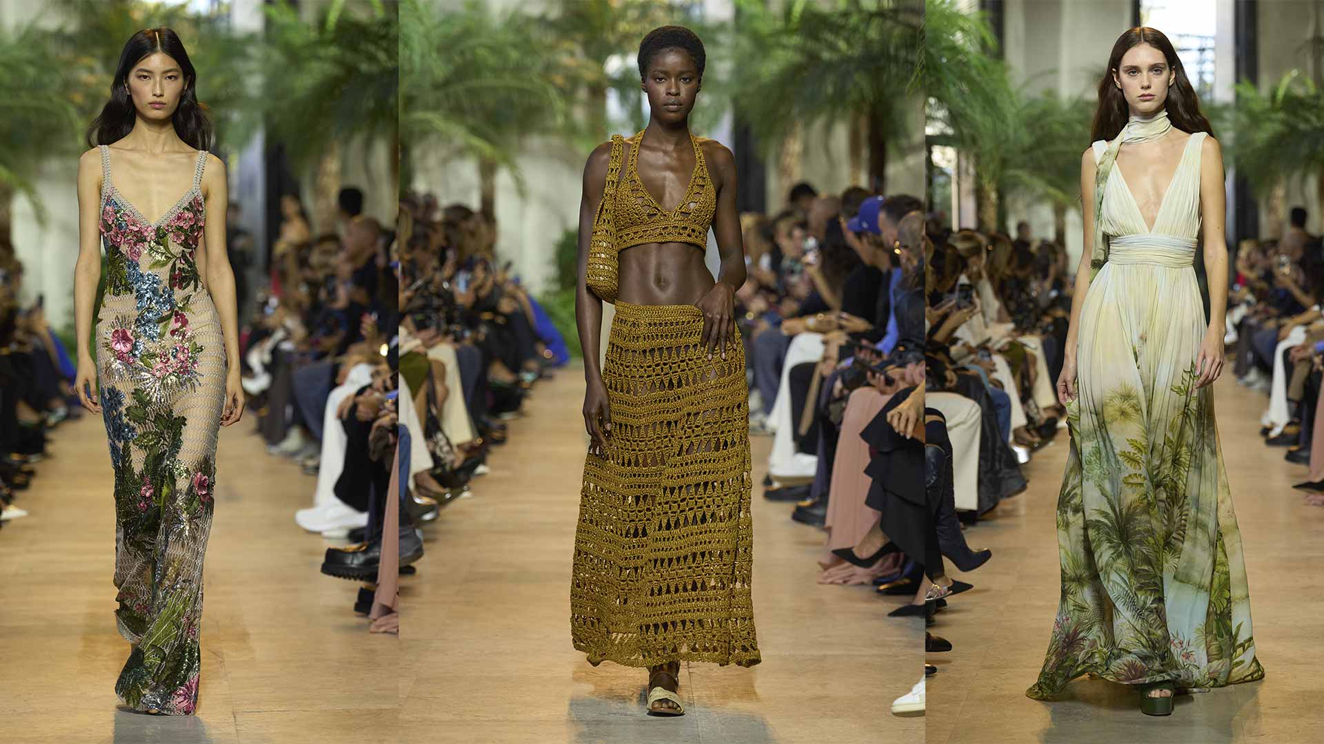 "El encanto de lo salvaje" de Elie Saab llega a la Primavera - Verano de París 2025