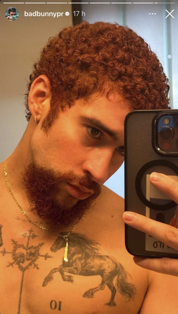 El cantante Bad Bunny sacude las redes con su nuevo look