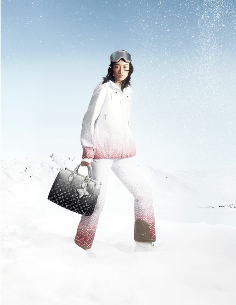 La nueva colección de esquí femenino 2024 de Louis Vuitton