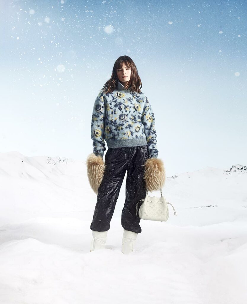 La nueva colección de esquí femenino 2024 de Louis Vuitton