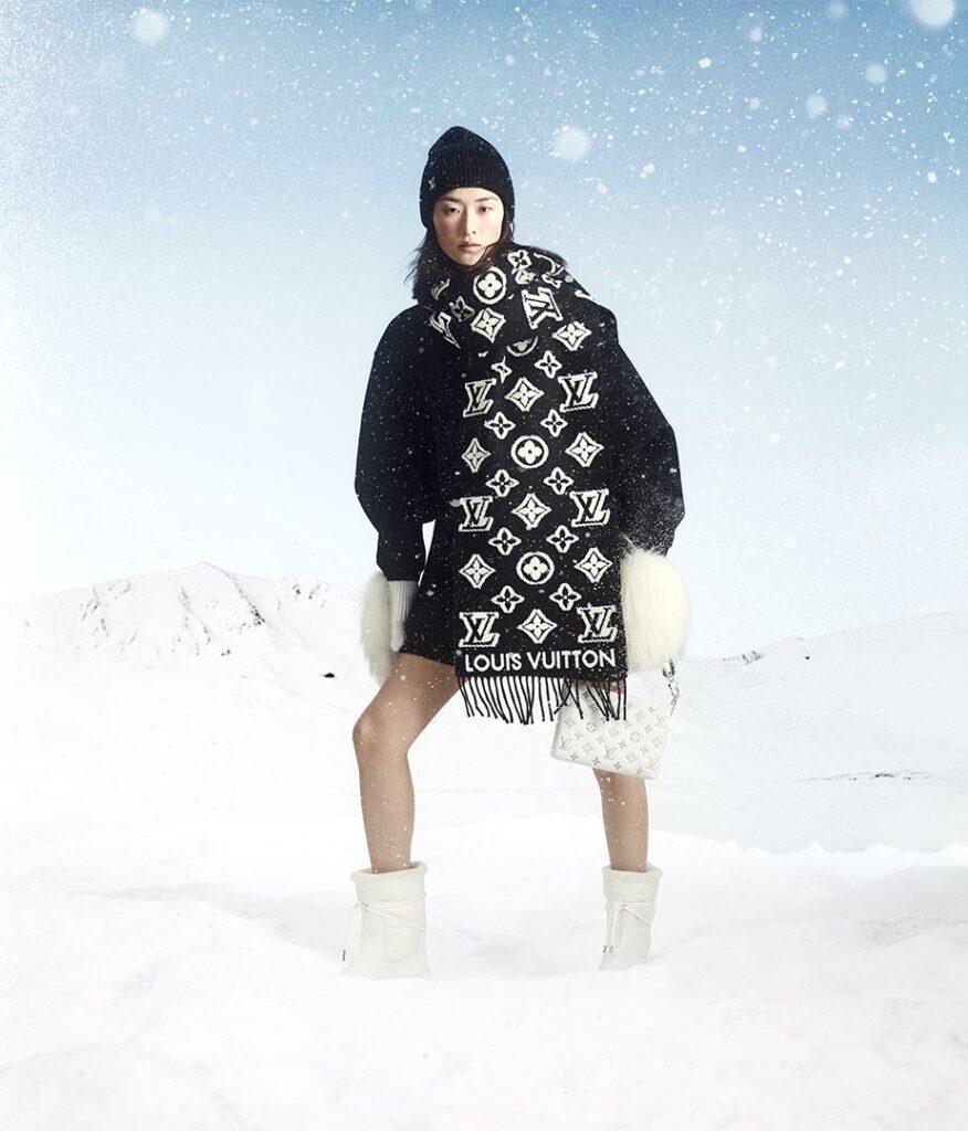 La nueva colección de esquí femenino 2024 de Louis Vuitton