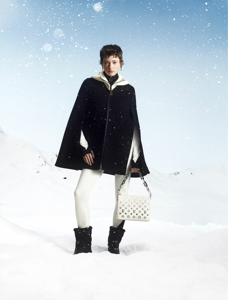 La nueva colección de esquí femenino 2024 de Louis Vuitton