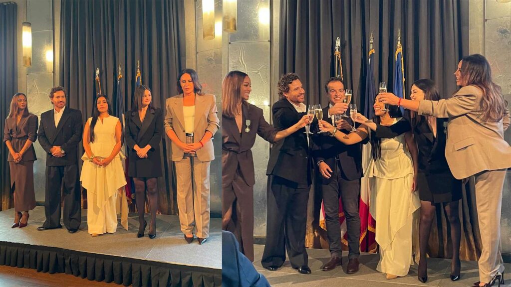 Venezolano Édgar Ramírez recibe distinción honorífica en Francia