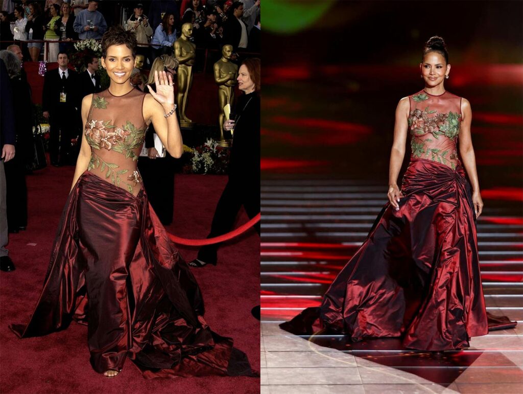 Halle Berry deslumbra en el desfile "1001 Seasons of Elie Saab"