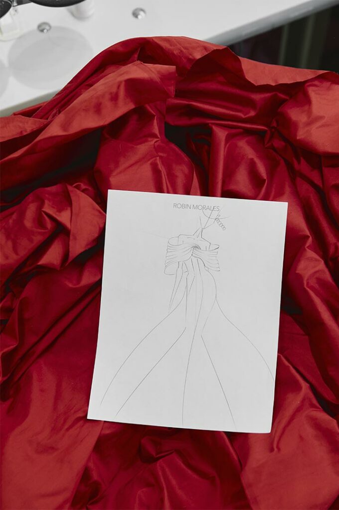 Robin Morales, el creador del icónico vestido rojo de Maite Delgado