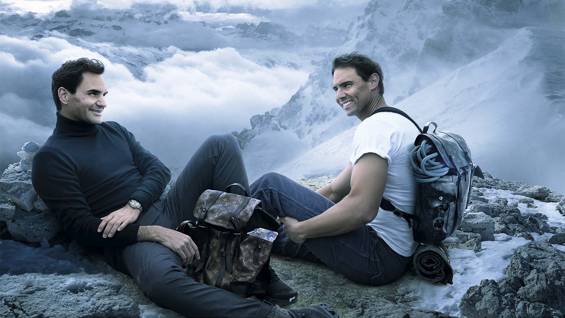 Roger Federer y Rafael Nadal protagonizan la nueva campaña de Louis Vuitton