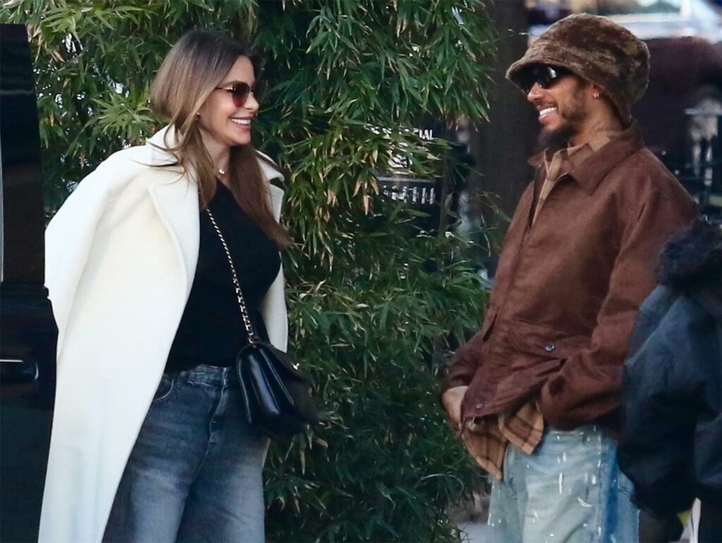 Sofía Vergara y Lewis Hamilton almuerzan juntos en Nueva York