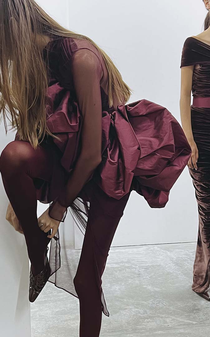 Rosa América Efraín Mogollón colección Primavera Verano 2025