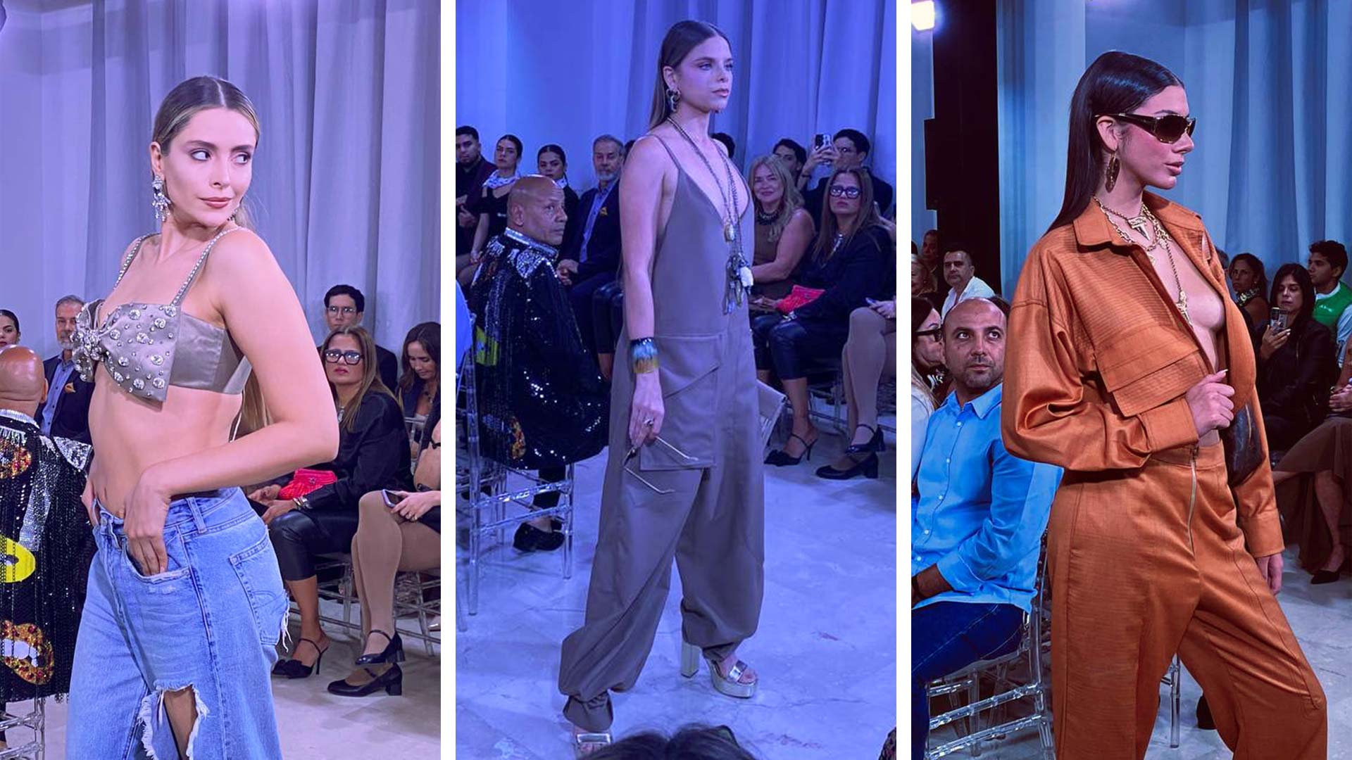 Siete diseñadores se presentaron en el desfile de cierre de la Expo Woman 2025
