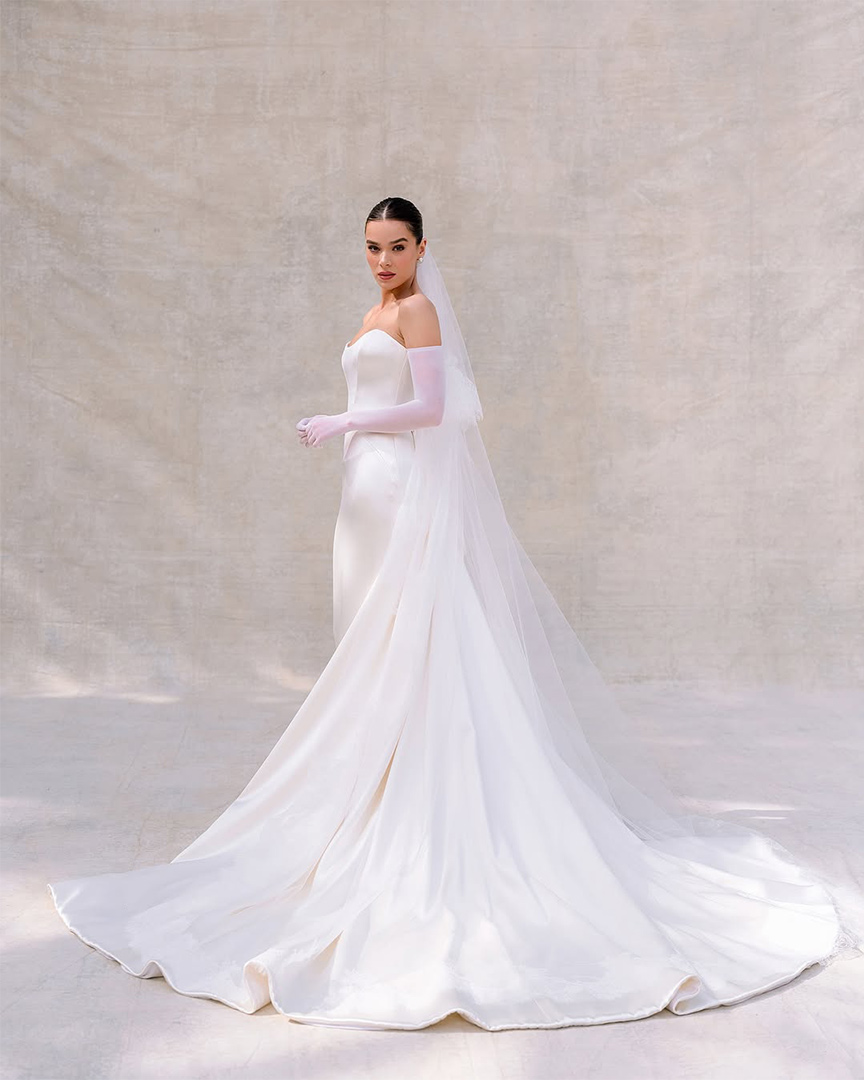 Hailee Steinfeld sorprende a Josh Allen con su vestido de novia