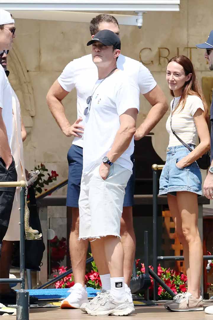 Invitados llegan a la boda de Jeff Bezos y Lauren Sánchez