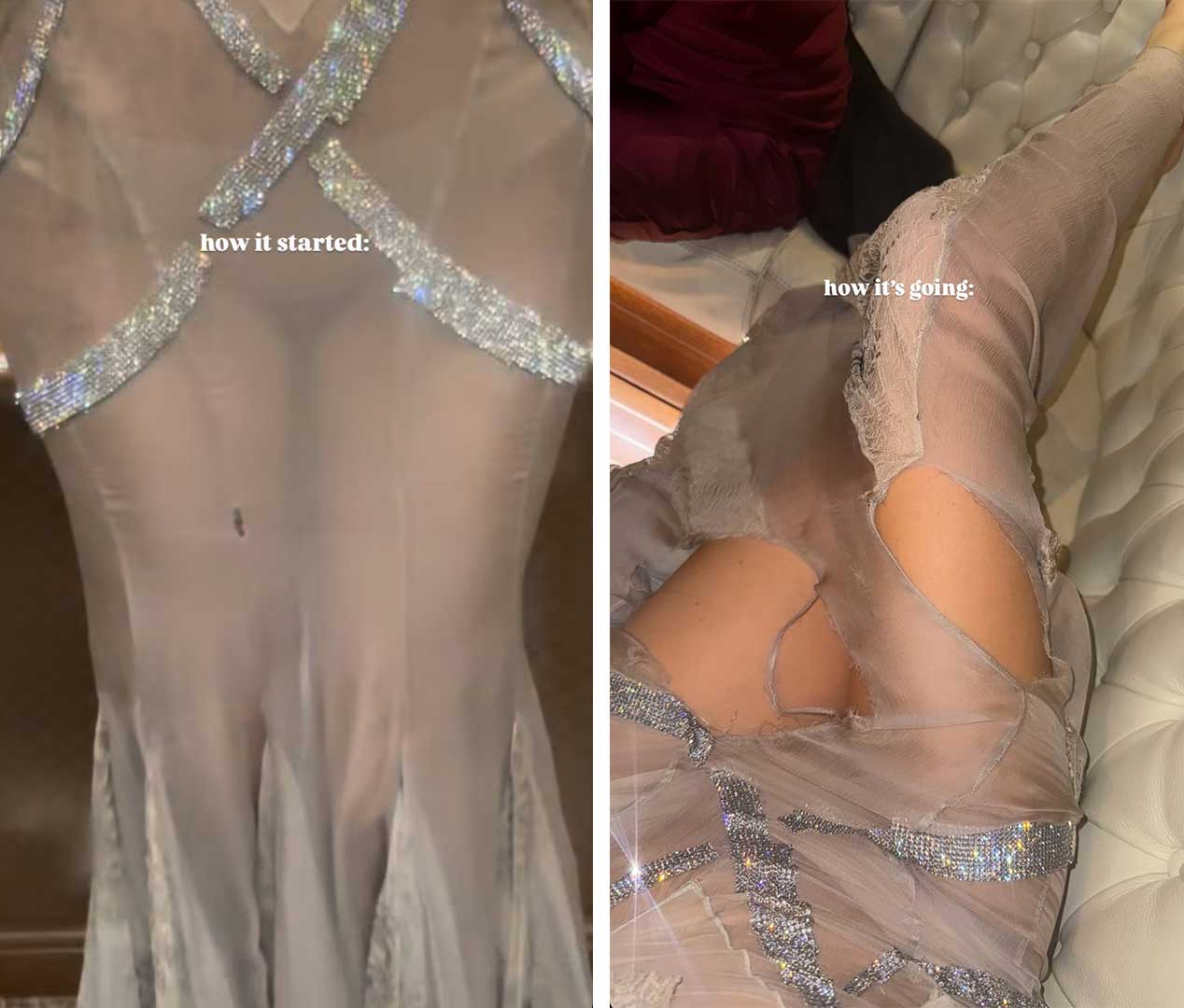 Vittoria Ceretti revive un vestido de Gisele Bündchen para la b