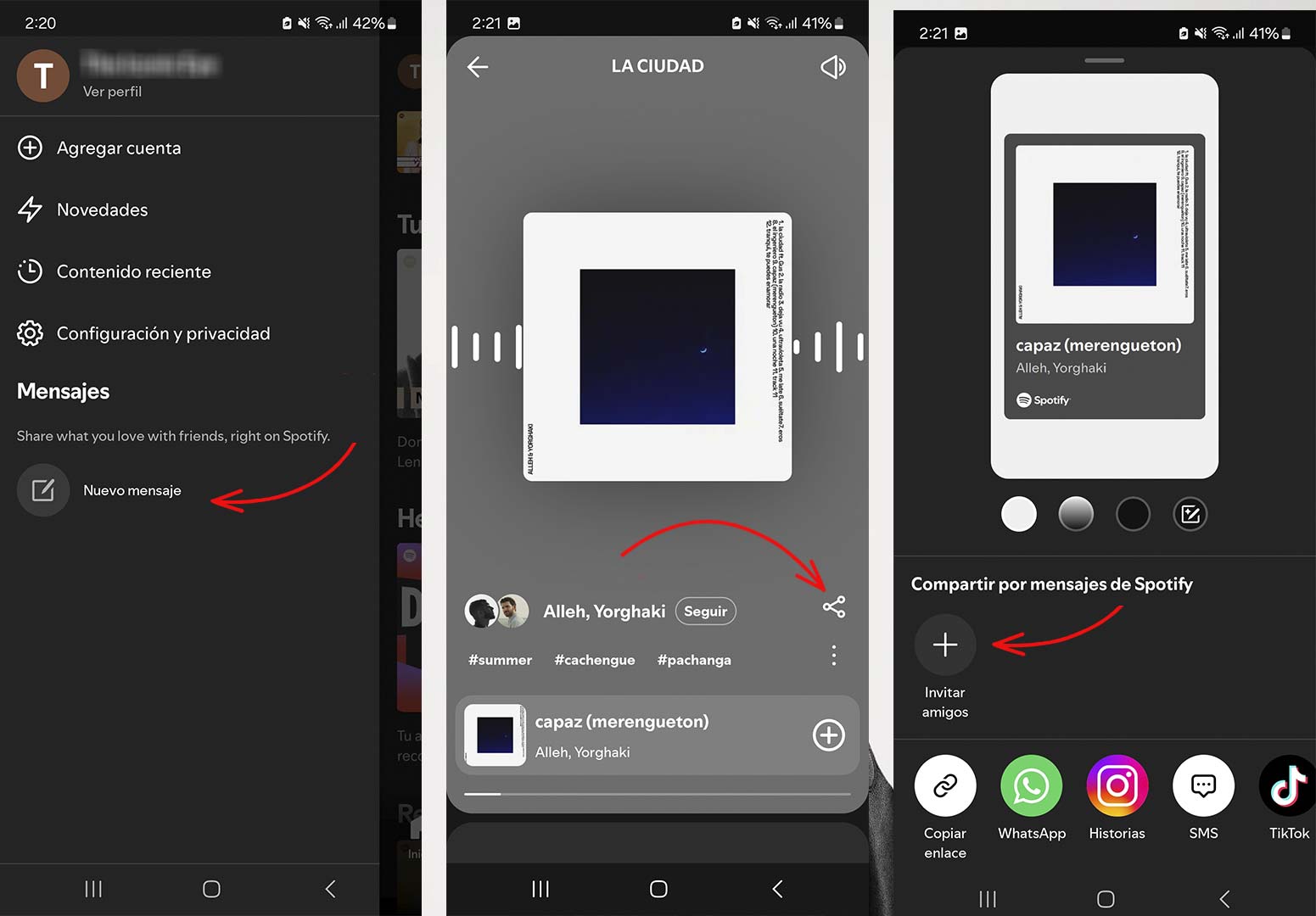 Spotify da el salto a los mensajes directos con Messages