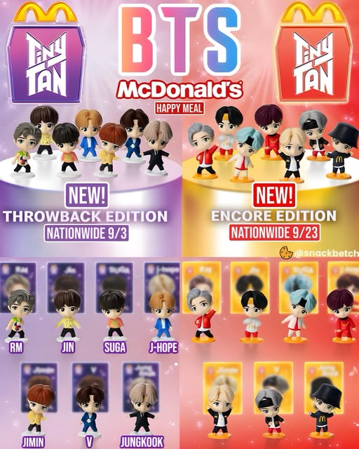 La Cajita Feliz de BTS en McDonalds Venezuela