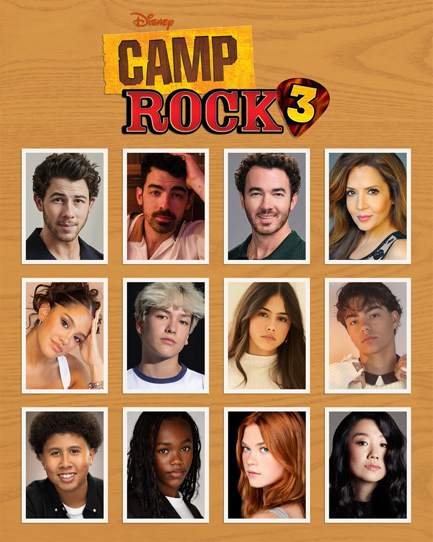 Jonas Brothers y Demi Lovato se unen a Camp Rock 3 de Disney