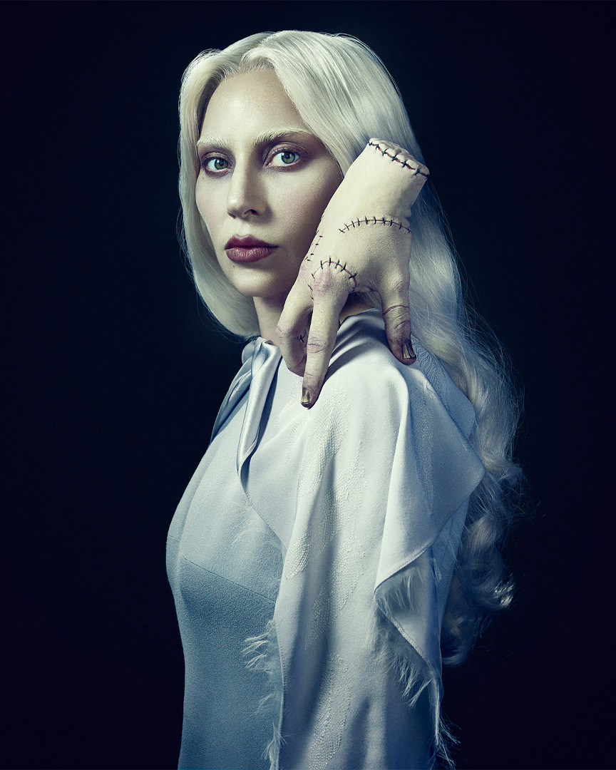 Netflix comparte un primer vistazo de Lady Gaga en Merlina