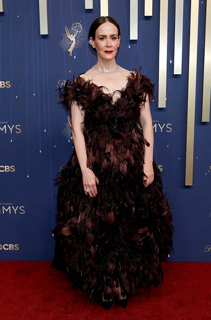 Sarah Paulson en Prada