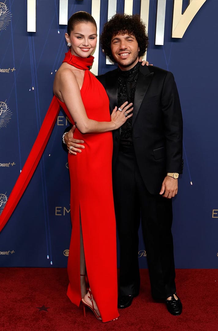 Selena Gomez con Louis Vuitton y Benny Blanco