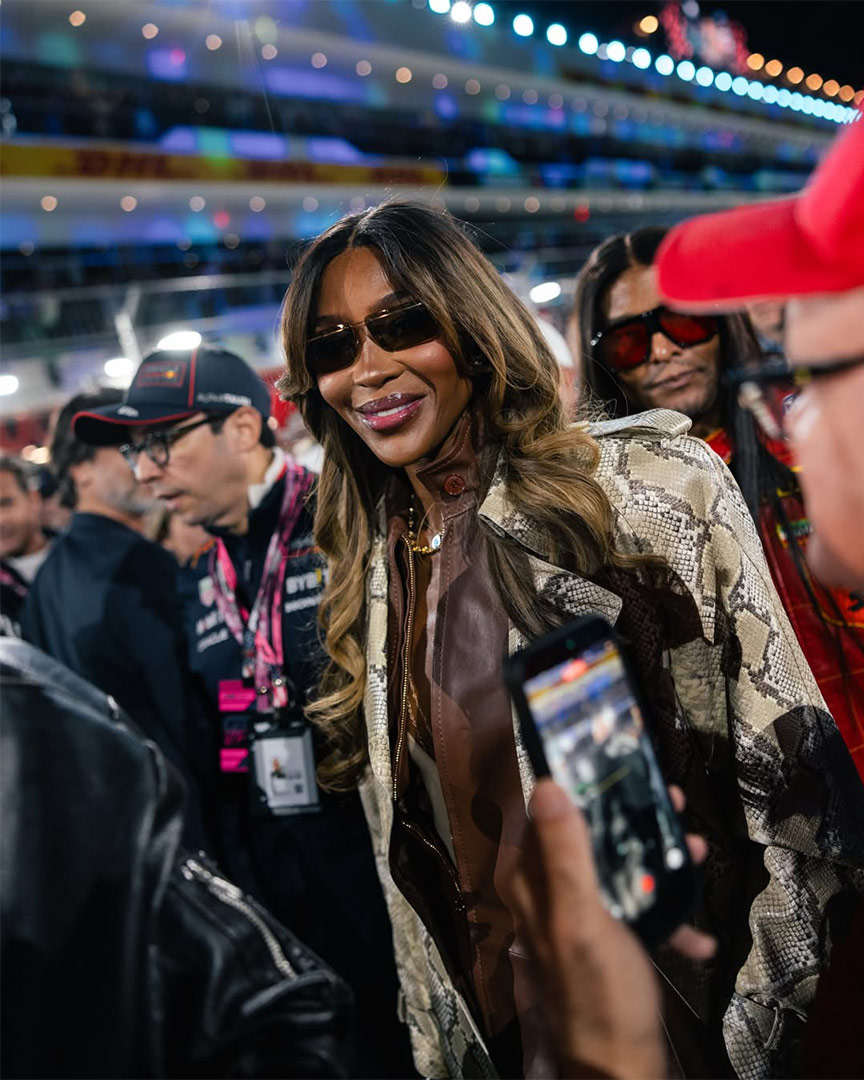 Celebridades en Las Vegas Grand Prix 2025 de la Fórmula 1