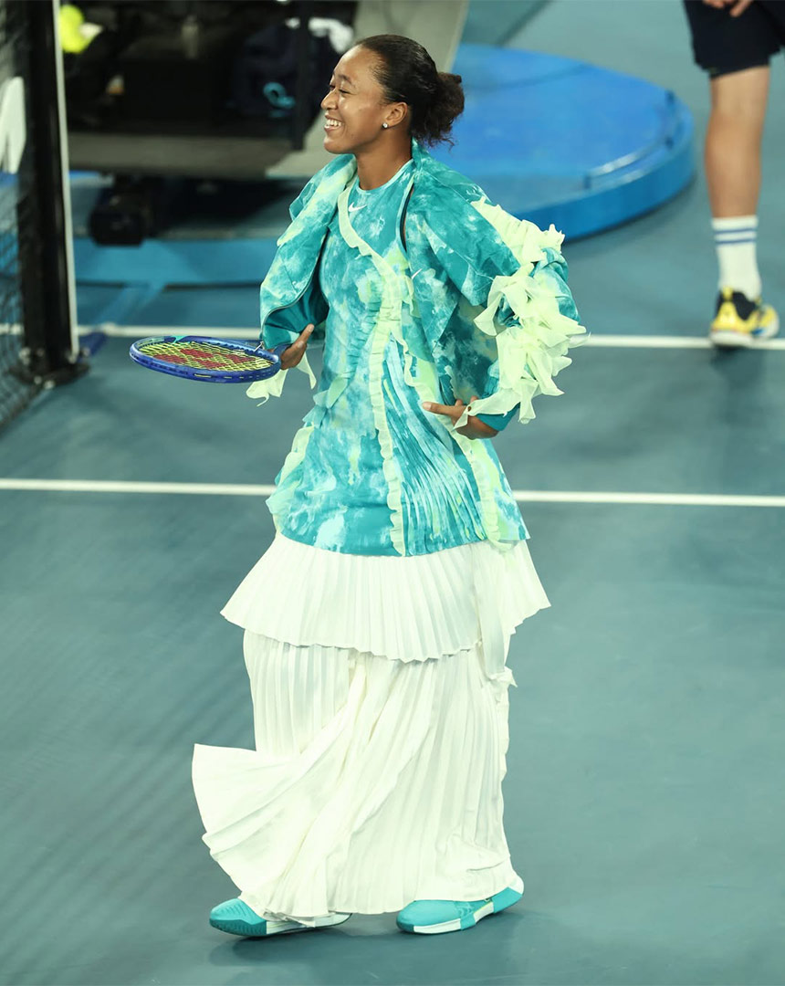 Naomi Osaka deslumbra con su look en el Australian Open 2026
