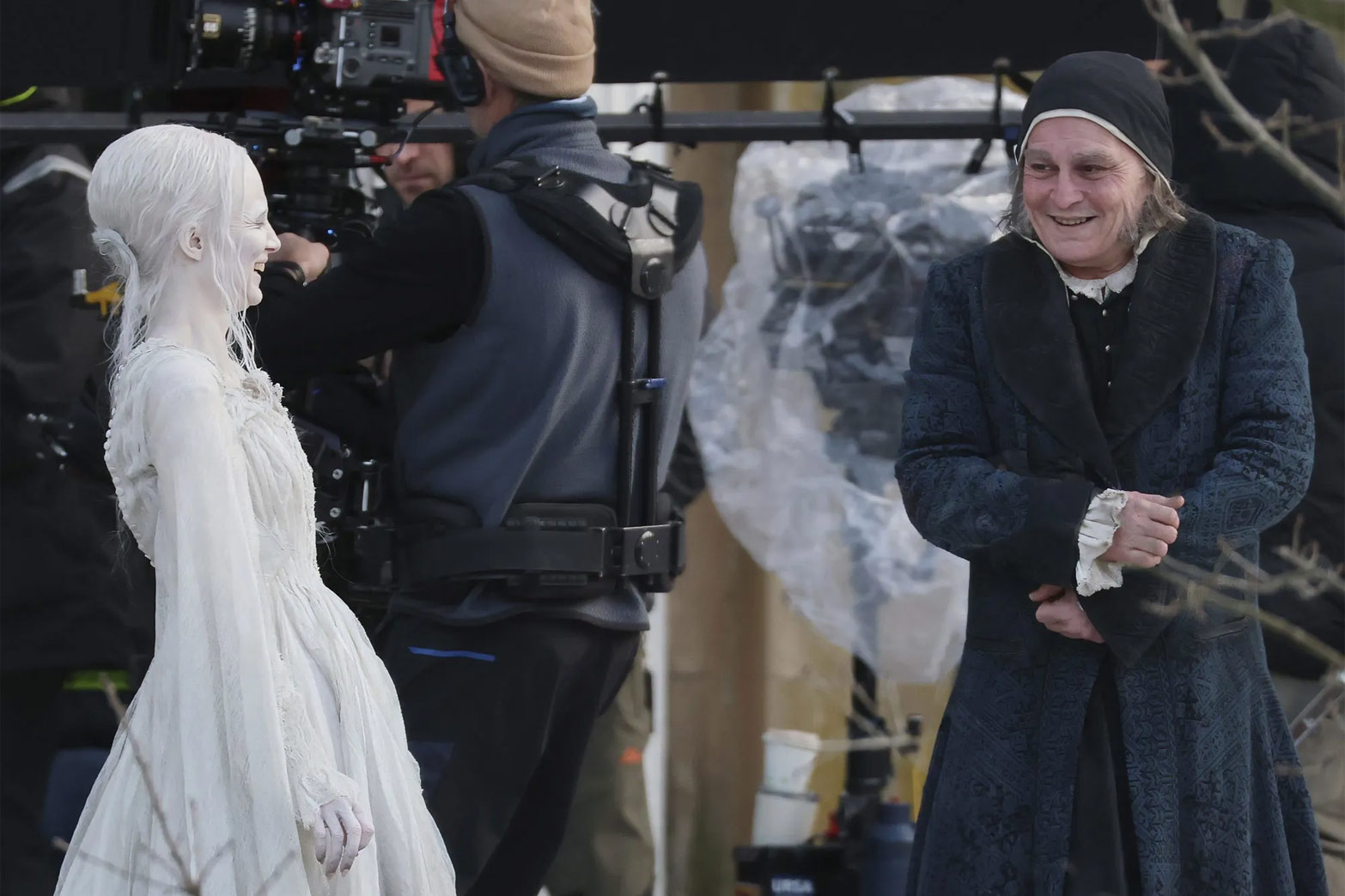Captan a Johnny Depp en el set de Ebenezer: A Christmas Carol