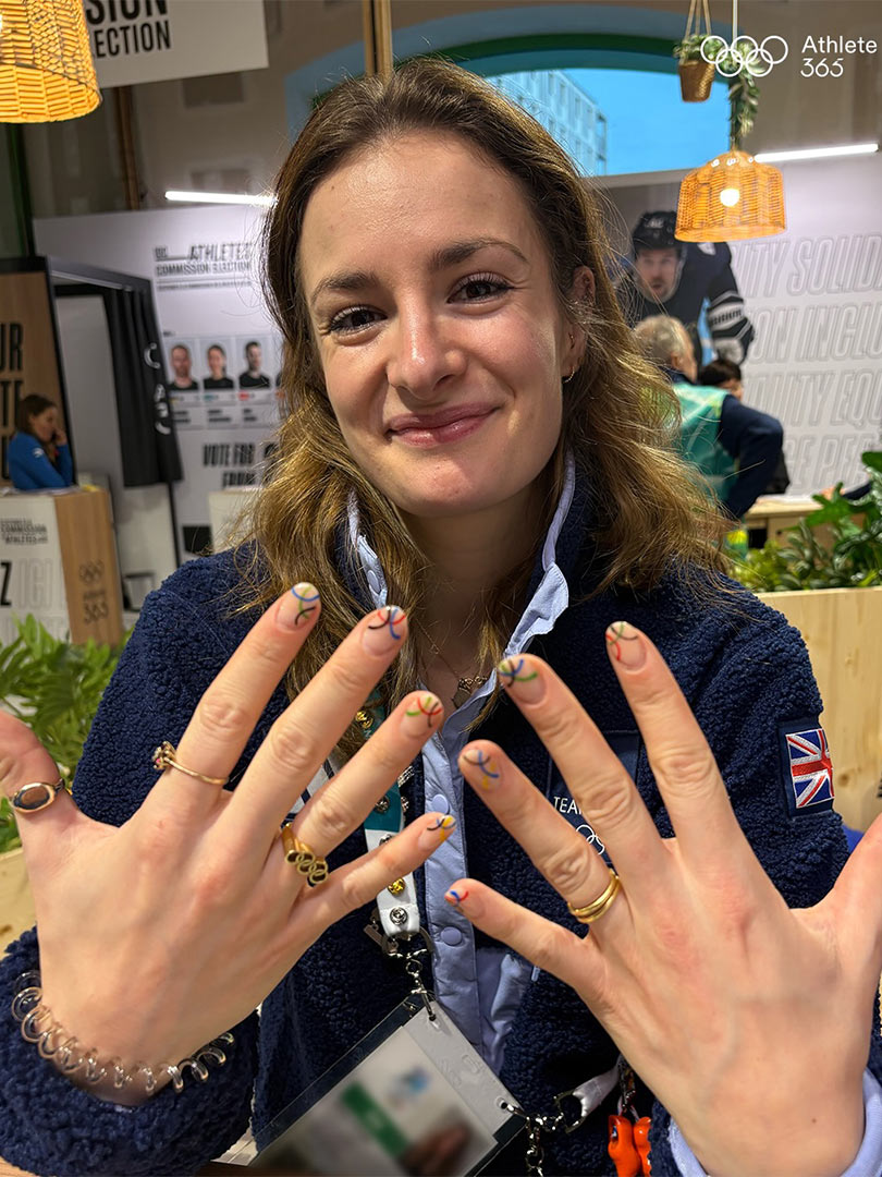 Mejores estilos de uñas en los Juegos Olímpicos de Invierno 2026