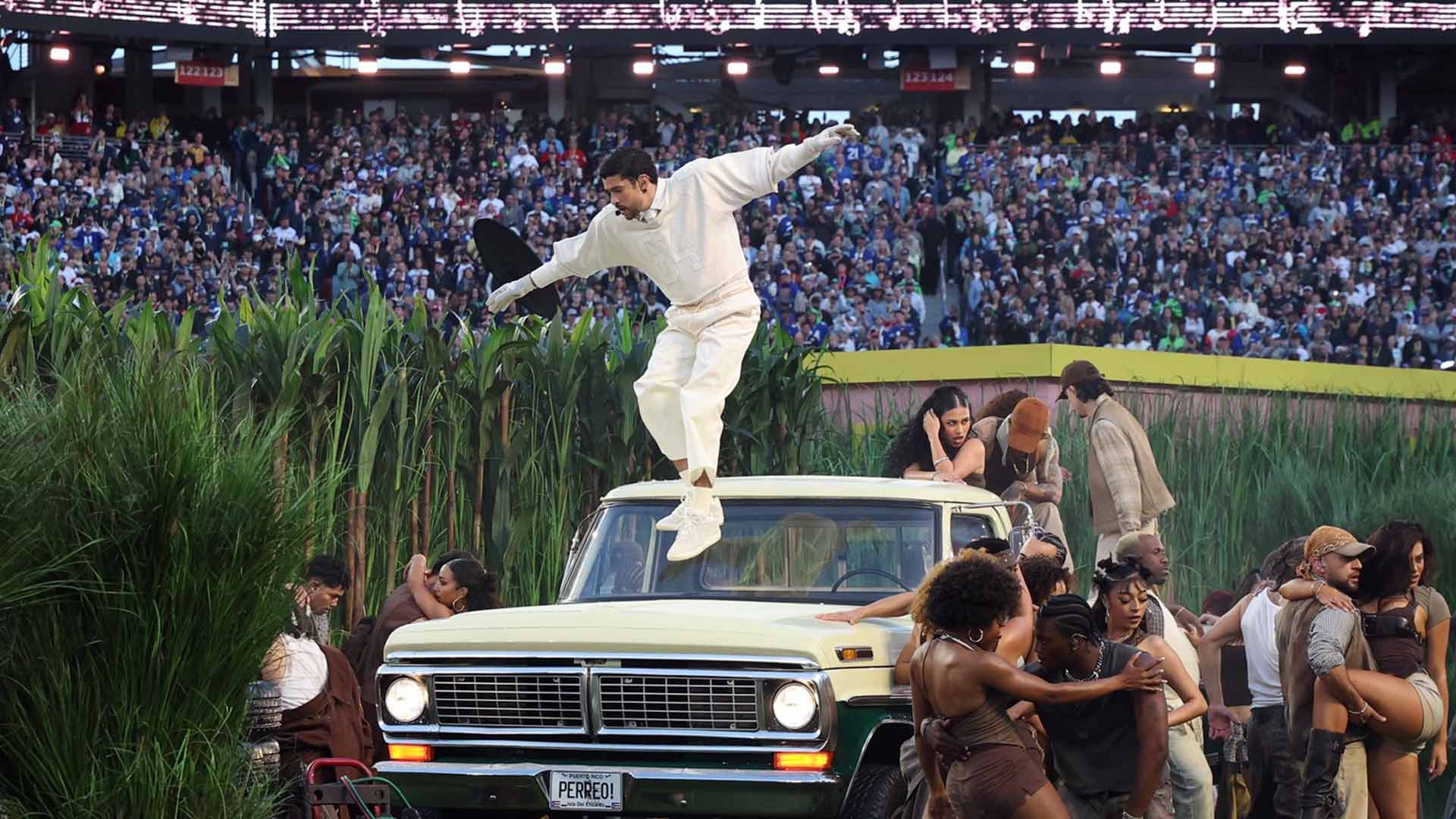 Zara firma el look de Bad Bunny en el Super Bowl 2026