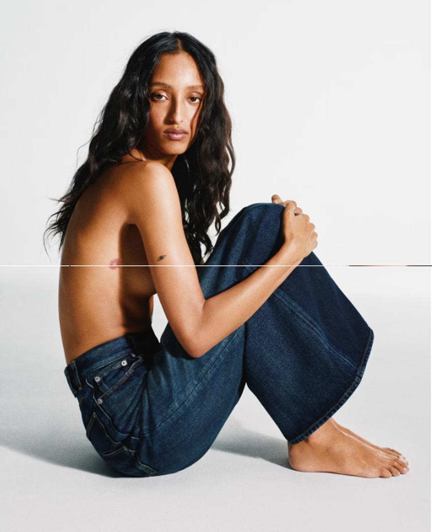 La primera colección de denim de Alaïa