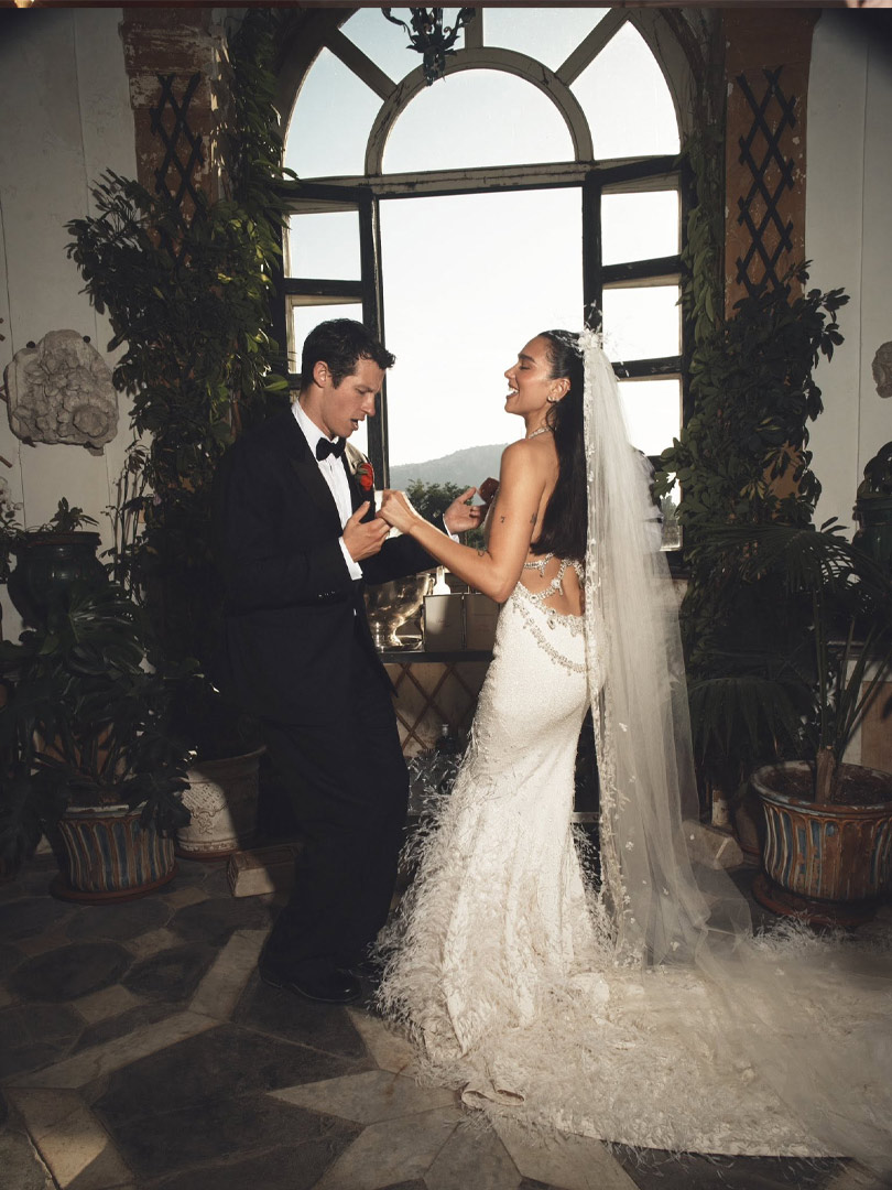 Fotos de la boda italiana de Dua Lipa y Callum Turner en Sicilia