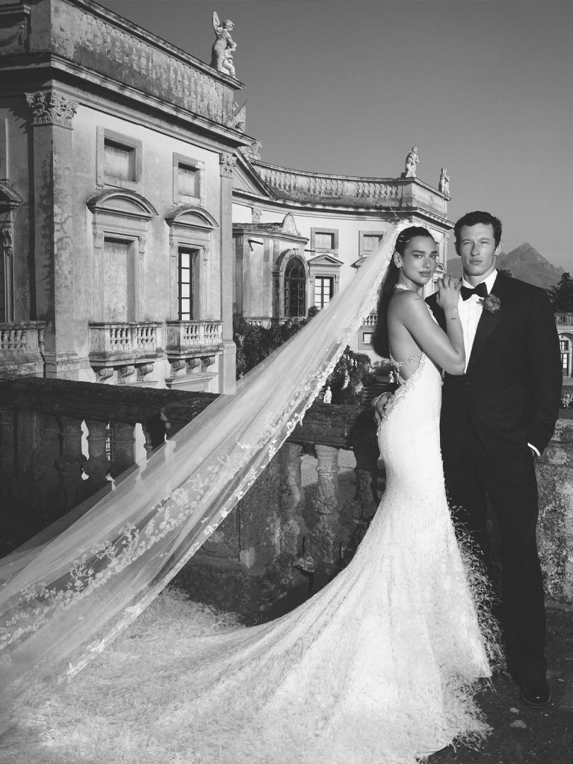 Fotos de la boda italiana de Dua Lipa y Callum Turner en Sicilia