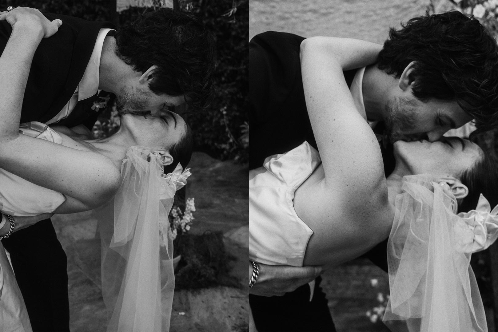 Las románticas fotos de la boda de Logan Lerman y Ana Corrigan