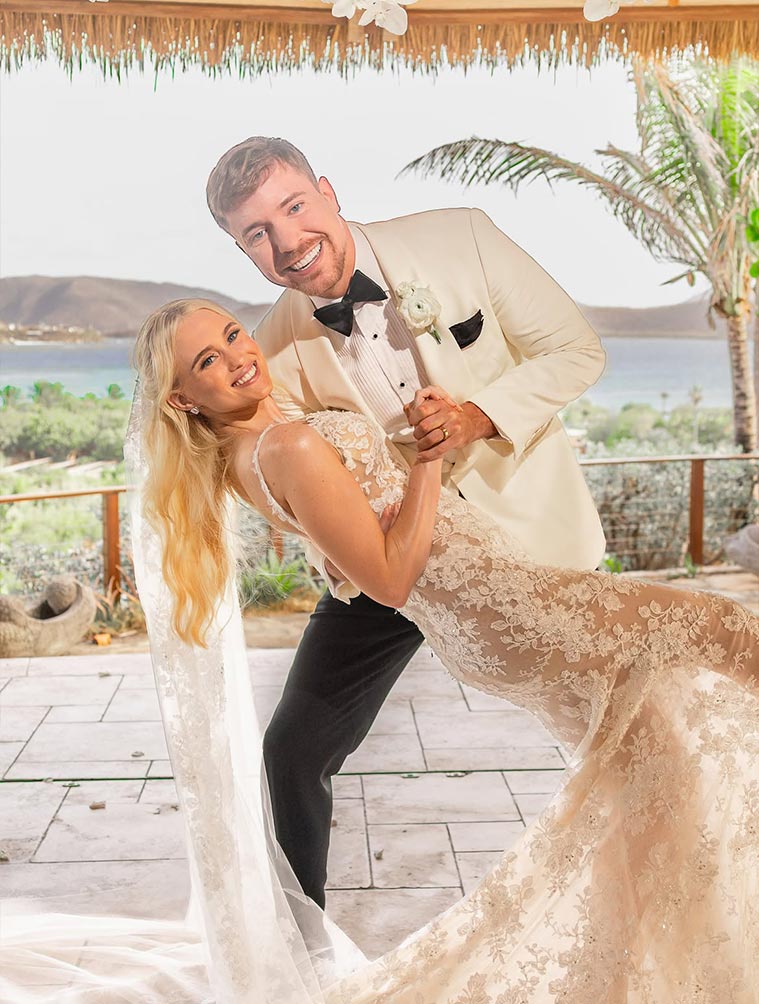 MrBeast y Thea Booysen se casaron