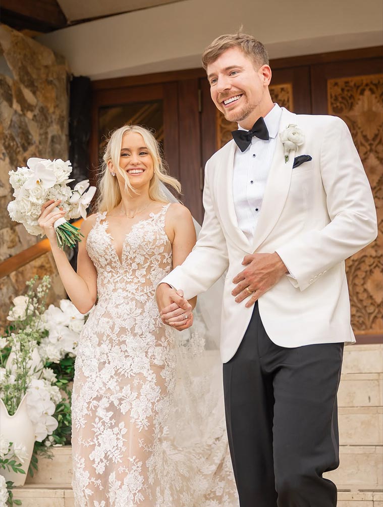MrBeast y Thea Booysen se casaron