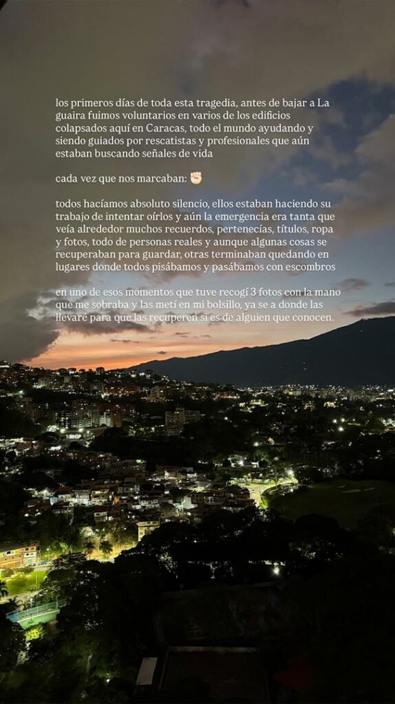 Noreh voluntario terremotos Venezuela